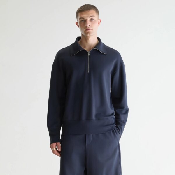 Faber half-zip sweatshirt (261 / M / DARK NAVY)