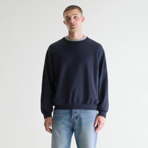 Fablan crewneck sweatshirt (261 / M / DARK NAVY)